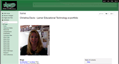Desktop Screenshot of davistechfolio.wikispaces.com