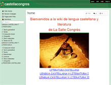 Tablet Screenshot of castellacongres.wikispaces.com