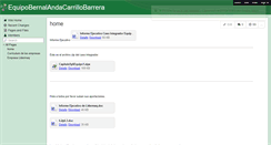 Desktop Screenshot of equipobernalandacarrillobarrera.wikispaces.com