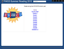 Tablet Screenshot of fwcdreads.wikispaces.com