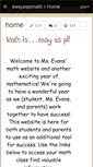 Mobile Screenshot of easyaspimath.wikispaces.com