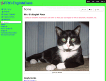 Tablet Screenshot of fro-englishclass.wikispaces.com