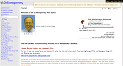 Desktop Screenshot of drmontgomery.wikispaces.com