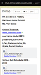 Mobile Screenshot of hjs-8thgradesocialstudies.wikispaces.com