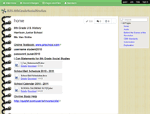Tablet Screenshot of hjs-8thgradesocialstudies.wikispaces.com