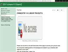 Tablet Screenshot of 2011chem111sem2.wikispaces.com