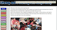 Desktop Screenshot of literacyandict.wikispaces.com