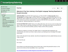 Tablet Screenshot of kocaelipreplistening.wikispaces.com