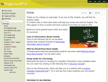 Tablet Screenshot of englishwithedi.wikispaces.com