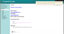 Desktop Screenshot of englishkucookie.wikispaces.com