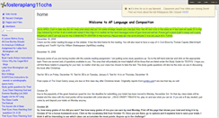 Desktop Screenshot of fosteraplang11cchs.wikispaces.com