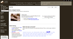 Desktop Screenshot of englishcentral.wikispaces.com