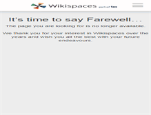 Tablet Screenshot of bswp11.wikispaces.com