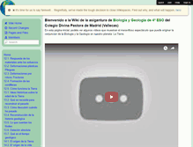 Tablet Screenshot of bioygeodivinapastora.wikispaces.com