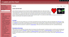 Desktop Screenshot of lasersandtheheart.wikispaces.com
