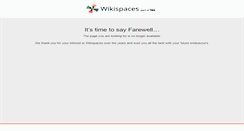 Desktop Screenshot of paperfreeweek.wikispaces.com