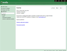 Tablet Screenshot of krefts.wikispaces.com