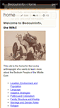 Mobile Screenshot of bedouininfo.wikispaces.com