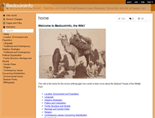 Tablet Screenshot of bedouininfo.wikispaces.com