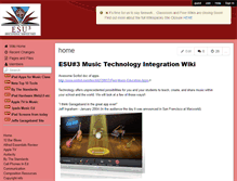 Tablet Screenshot of esu3musictechnology.wikispaces.com