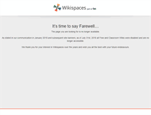 Tablet Screenshot of mrschappellssecondgrade.wikispaces.com