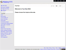 Tablet Screenshot of history111.wikispaces.com