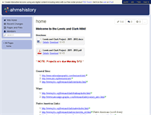 Tablet Screenshot of ahmshistory.wikispaces.com