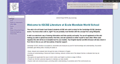 Desktop Screenshot of igcseliterature-iese.wikispaces.com
