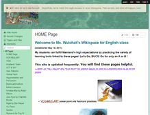 Tablet Screenshot of bwulchak.wikispaces.com