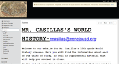 Desktop Screenshot of casillasworldhistory.wikispaces.com