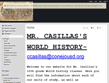 Tablet Screenshot of casillasworldhistory.wikispaces.com