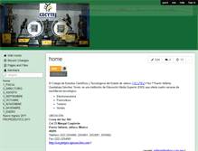 Tablet Screenshot of cecytej.wikispaces.com