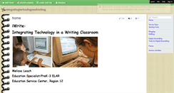 Desktop Screenshot of integratingtechnologyandwriting.wikispaces.com