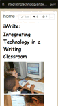 Mobile Screenshot of integratingtechnologyandwriting.wikispaces.com