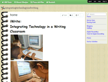 Tablet Screenshot of integratingtechnologyandwriting.wikispaces.com