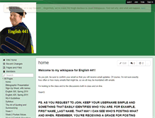Tablet Screenshot of drseanmgeorge-english441.wikispaces.com