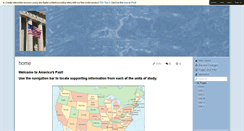 Desktop Screenshot of americas-past.wikispaces.com