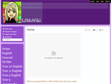 Tablet Screenshot of ljmswiki.wikispaces.com