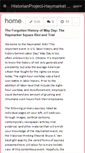 Mobile Screenshot of historianproject-haymarket.wikispaces.com