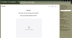 Desktop Screenshot of dobbs21stcenturylearning.wikispaces.com