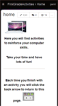 Mobile Screenshot of firstgradeactivities.wikispaces.com