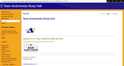 Desktop Screenshot of andromedastudyhall.wikispaces.com