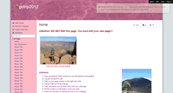 Desktop Screenshot of gctrip2012.wikispaces.com