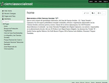 Tablet Screenshot of cienciassocialesst.wikispaces.com