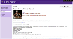 Desktop Screenshot of chow-pse4u1.wikispaces.com