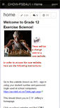 Mobile Screenshot of chow-pse4u1.wikispaces.com