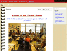Tablet Screenshot of everettsevents.wikispaces.com