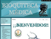 Tablet Screenshot of bioquitecamedica.wikispaces.com