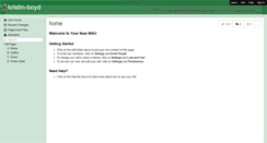 Desktop Screenshot of kristin-boyd.wikispaces.com