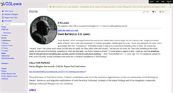 Desktop Screenshot of cslewis.wikispaces.com